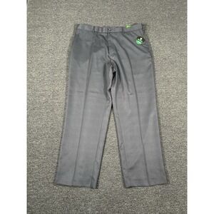 New Pro Tour Golf Pants Men's 38x30 Gray Plaid Cool Play Performance‎ Wicking